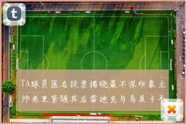 TA球员匿名投票揭晓最不深印象主帅老里紧随其后雷迪克与乌度卡平分秋色